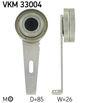 Rolo tensor da correia trapezoidal estriada SKF ref. VKM 33004